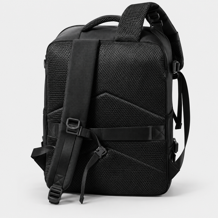 Vacuum Compression Flight Approved Travel Backpack with Electric Pump
