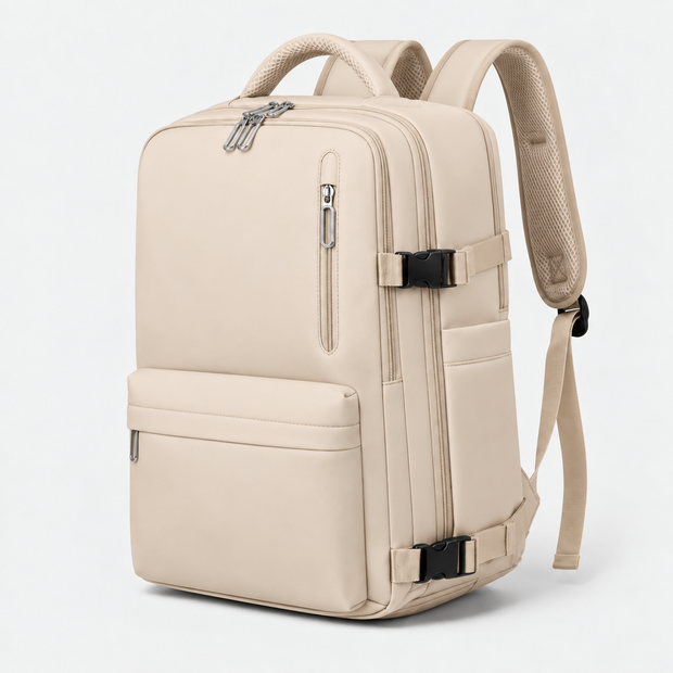 Flight Approved Travel Laptop Backpack 15.6 Inch with USB Charging Port