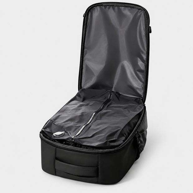 Rucsac de voiaj extensibil, aprobat pentru avion, cu pompă manuală