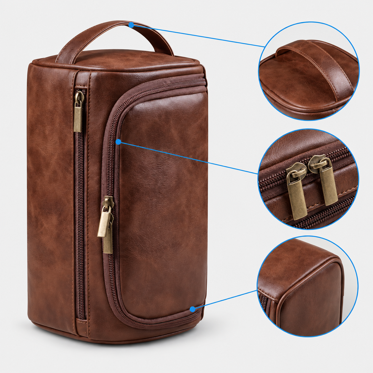 Premium Vintage Hanging Travel & Business Toiletry Bag