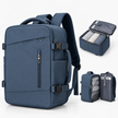 Rucsac de voiaj cu compresie prin vacuum, extensibil, de 40L, cu compartiment pentru laptop