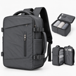 Rucsac de voiaj cu compresie prin vacuum, extensibil, de 40L, cu compartiment pentru laptop