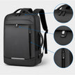 17 Inch Business Laptop Backpack - Waterproof with USB Charging