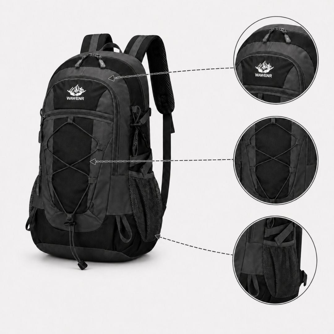 Ultra Lightweight Hiking Backpack - Outdoor Water-Resistant Daypack