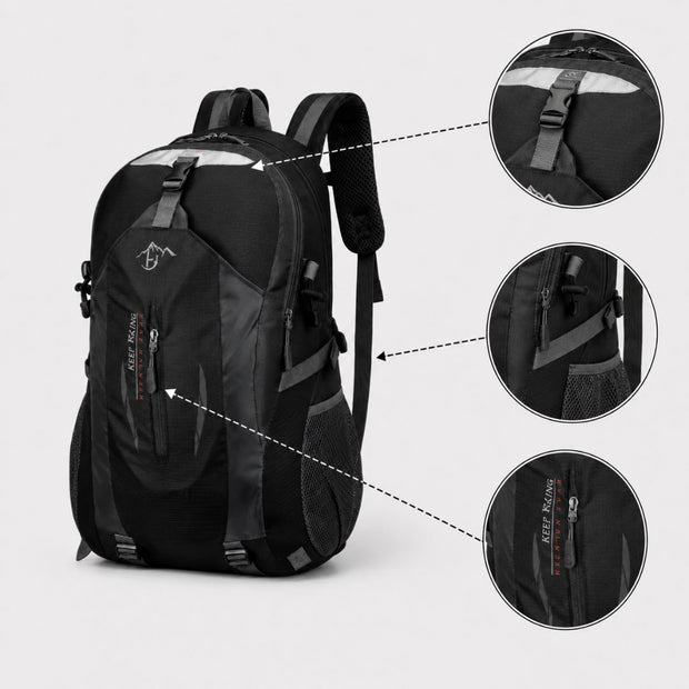40L Waterproof Hiking Backpack - Lightweight Outdoor Trekking Daypack