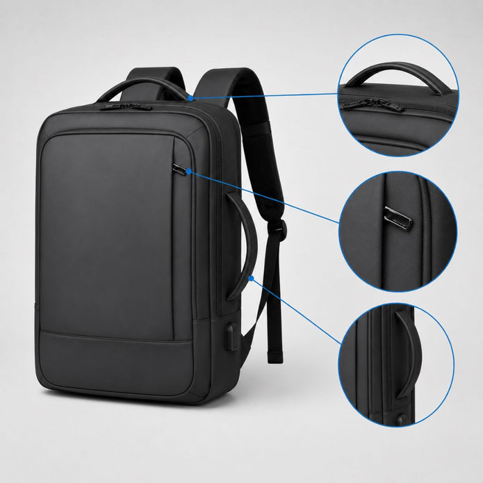 Large Capacity Business Backpack - Multifunctional Laptop Bag
