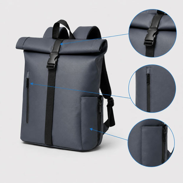 Anti-Theft Laptop Backpack - Lightweight Foldable Daypack