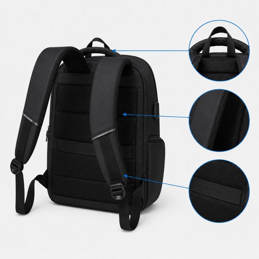 Anti-Theft Business Backpack with Laptop Compartment