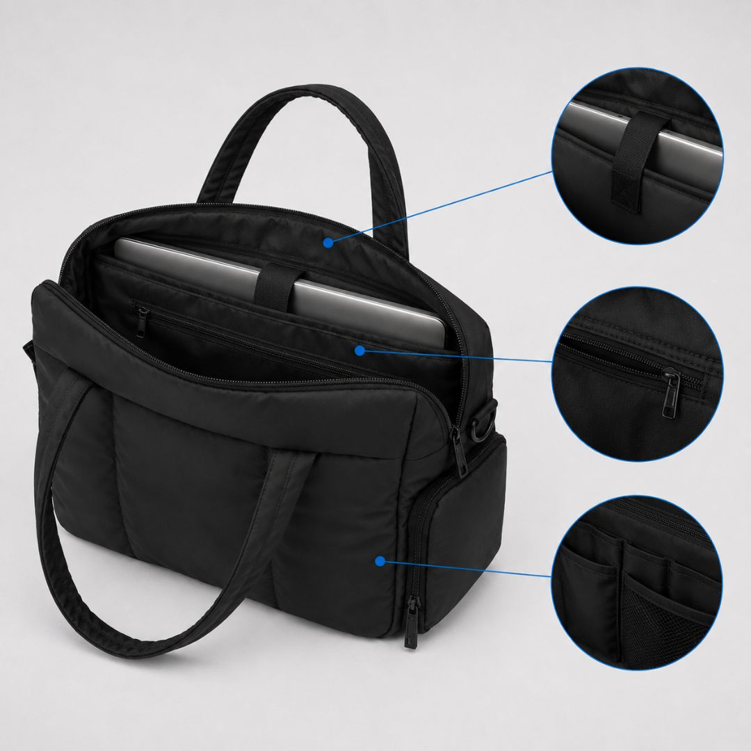 Large Capacity Duffel Bag with Dry-Wet Separation Compartment