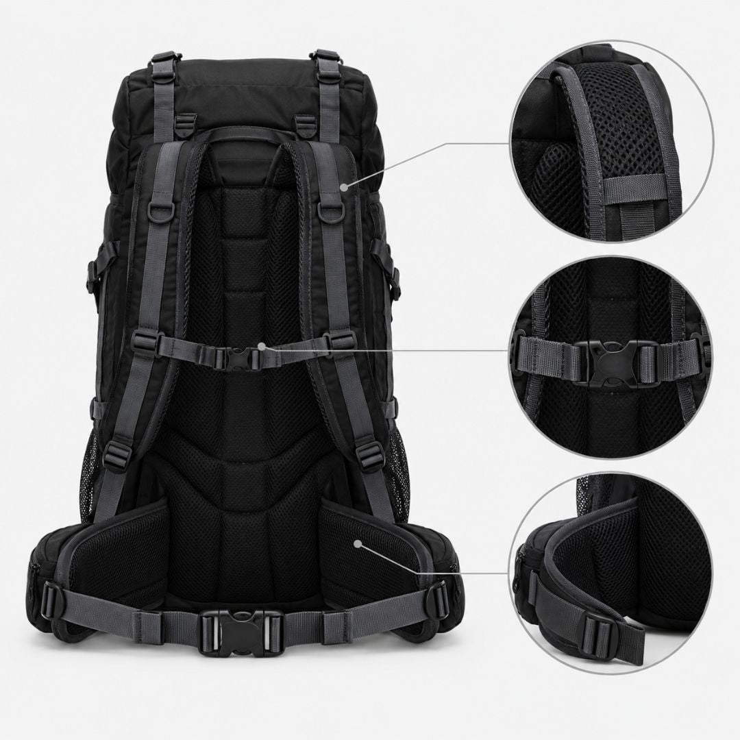 Large Capacity Trekking Backpack - 90L Durable Outdoor Hiking Pack