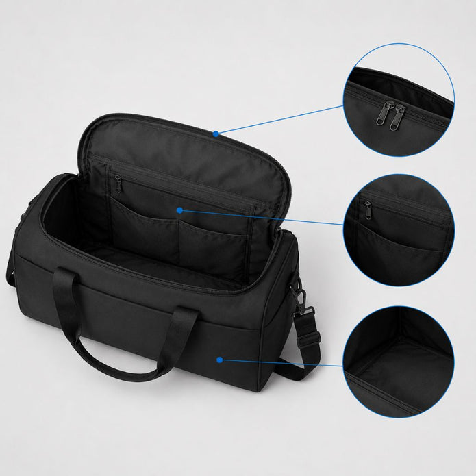 Hand Luggage Travel Bag - Airplane Cabin-Sized Weekender Duffel