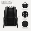 Business Laptop Backpack 15.6 Inch - Water-Repellent Oxford Pack