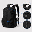 Water-Repellent Anti-Theft Laptop Backpack with USB Port
