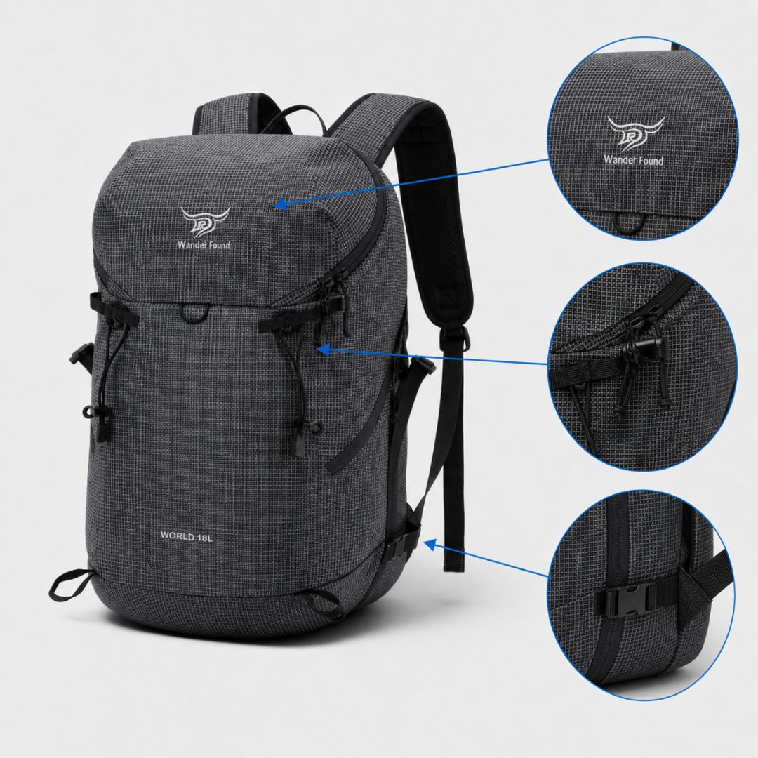 Packable Hiking Backpack - Waterproof Lightweight Daypack