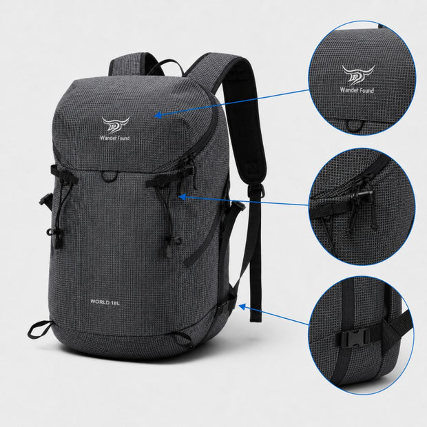 Packable Hiking Backpack - Waterproof Lightweight Daypack