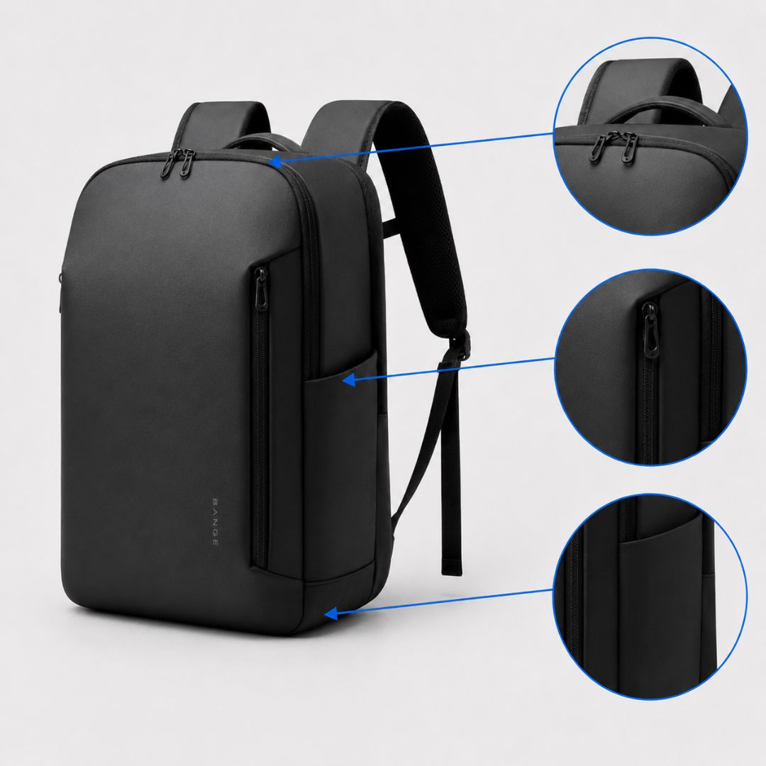 Business Laptop Backpack 15.6 Inch - Water-Repellent & Anti-Theft