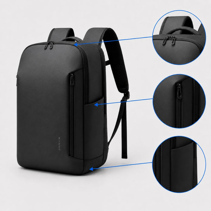 Business Laptop Backpack 15.6 Inch - Water-Repellent & Anti-Theft