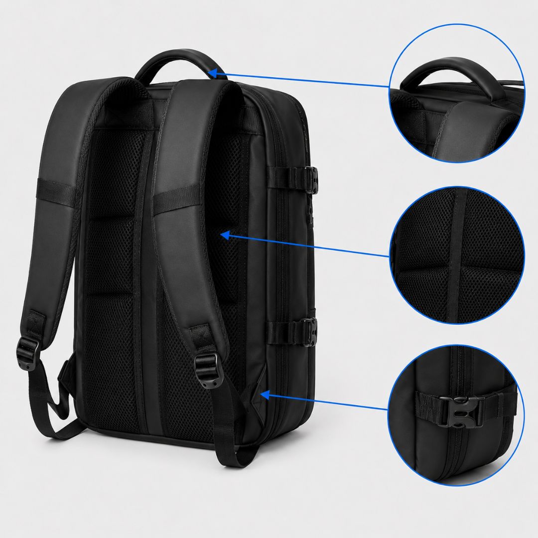 Everyday Travel Backpack - Lightweight Daily Carry