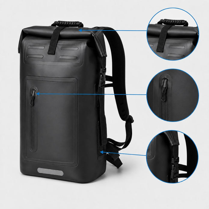 35L Waterproof Dry Bag Backpack - Beach, Surfing & Diving