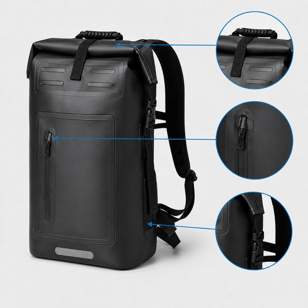 35L Waterproof Dry Bag Backpack - Beach, Surfing & Diving