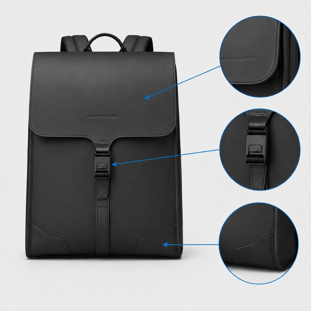 Business Backpack with 15.6 Inch Laptop Compartment - Water Repellent