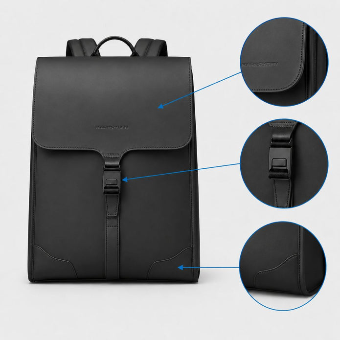 Business Backpack with 15.6 Inch Laptop Compartment - Water Repellent