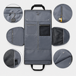 Geantă de voiaj pliabilă 4-în-1 pentru haine - Rucsac convertibil, Geantă de voiaj (Duffel) și Geantă pentru costum tip Carry-On