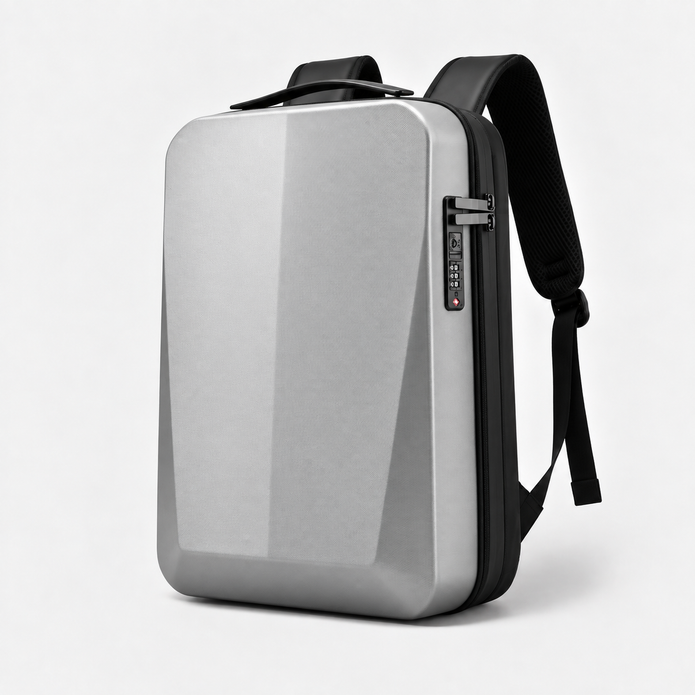 Hard Shell Anti-Theft Expandable Laptop Backpack 17 Inch Waterproof Commuter Bag