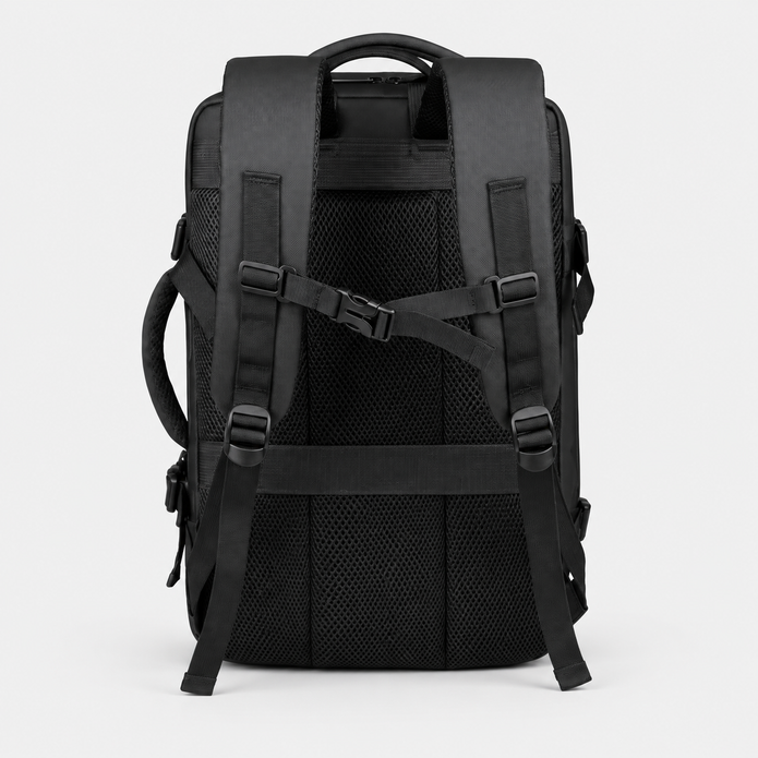 Rucsac de voiaj cu compresie prin vacuum, extensibil, de 40L, cu compartiment pentru laptop