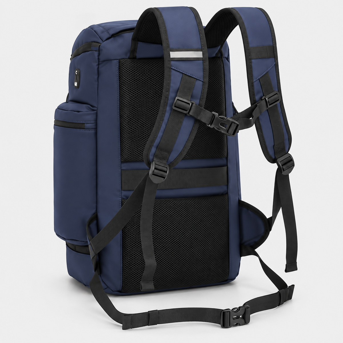 45L Large Capacity Travel Backpack with Shoe Compartment & USB Port