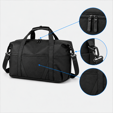 Rucsac de voiaj cu compresie prin vacuum, extensibil, de 40L, cu compartiment pentru laptop