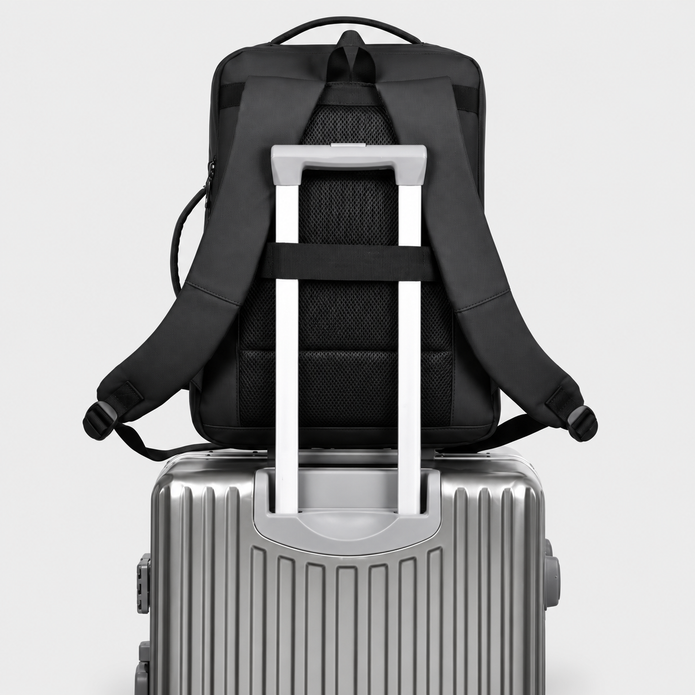 Rucsac de voiaj extensibil, aprobat pentru avion, cu pompă manuală