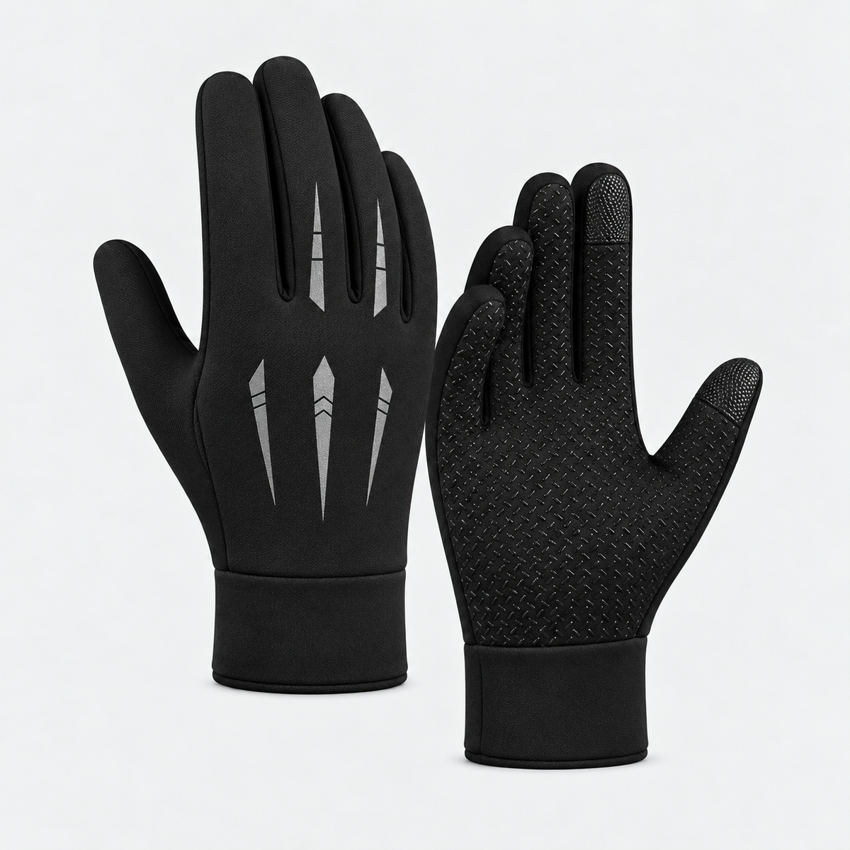 Men’s Winter Outdoor Thermal Gloves – Windproof Water-Repellent Touchscreen Non-slip Gloves