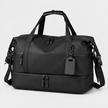 Large Capacity Travel Duffle Bag with Shoe Compartment & Luggage Strap
