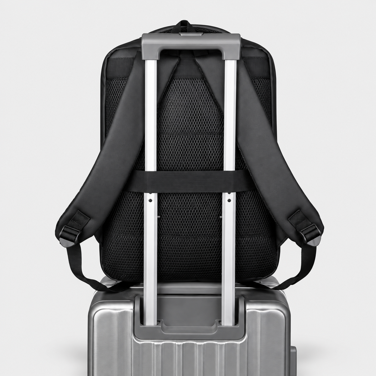 Rucsac de voiaj cu compresie prin vacuum, extensibil, de 40L, cu compartiment pentru laptop