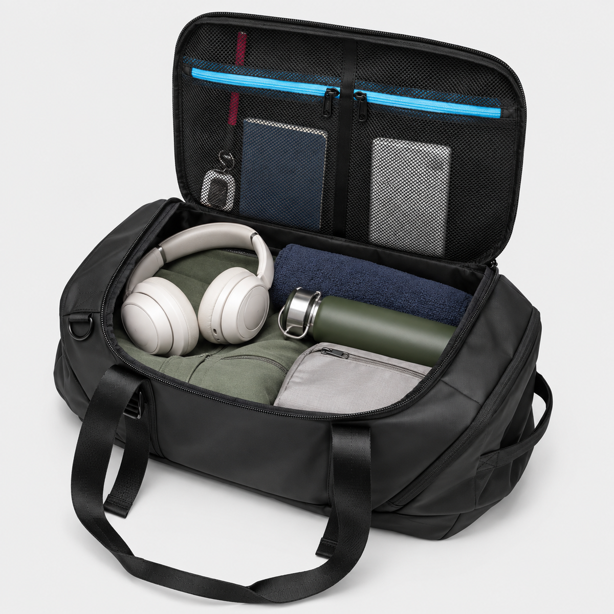 Rucsac de voiaj cu compresie prin vacuum, extensibil, de 40L, cu compartiment pentru laptop