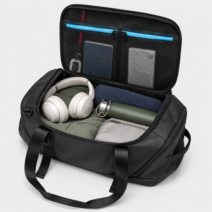 Rucsac de voiaj cu compresie prin vacuum, extensibil, de 40L, cu compartiment pentru laptop