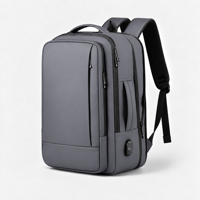 Rucsac de voiaj cu compresie prin vacuum, extensibil, de 40L, cu compartiment pentru laptop