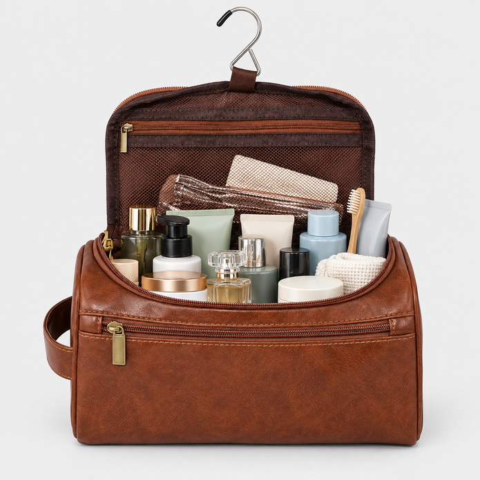 Premium Vintage Hanging Travel & Business Toiletry Bag