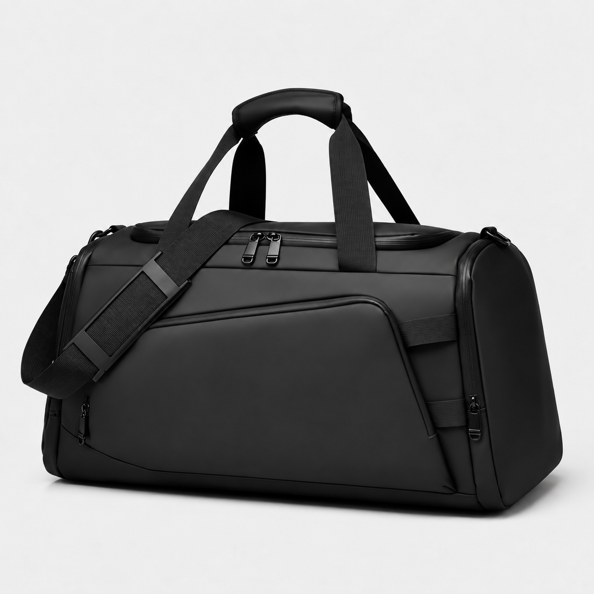 Large Capacity Waterproof Travel Duffle Bag with Shoe Compartment & Dry-Wet Pocket