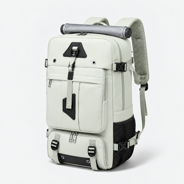 55L Multi-Functional Travel Backpack & Duffel with 17.3 Inch Laptop Compartment
