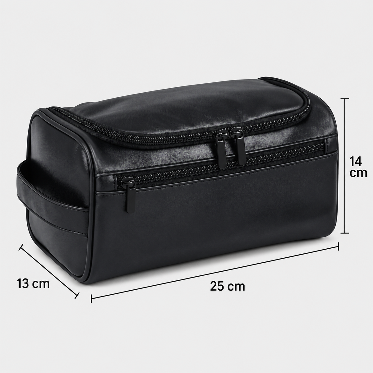 Dimensions - Premium Vintage Hanging Travel & Business Toiletry Bag