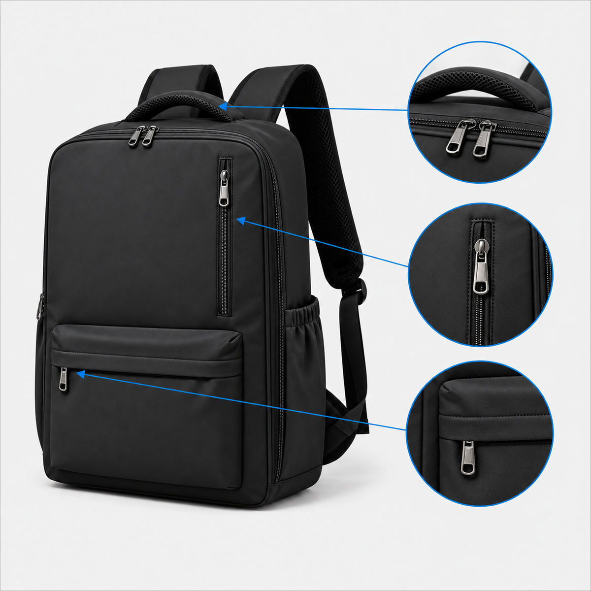 Rucsac de voiaj cu compresie prin vacuum, extensibil, de 40L, cu compartiment pentru laptop