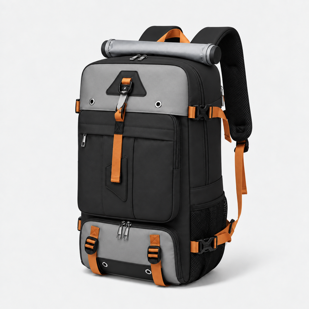 55L Multi-Functional Travel Backpack & Duffel with 17.3 Inch Laptop Compartment