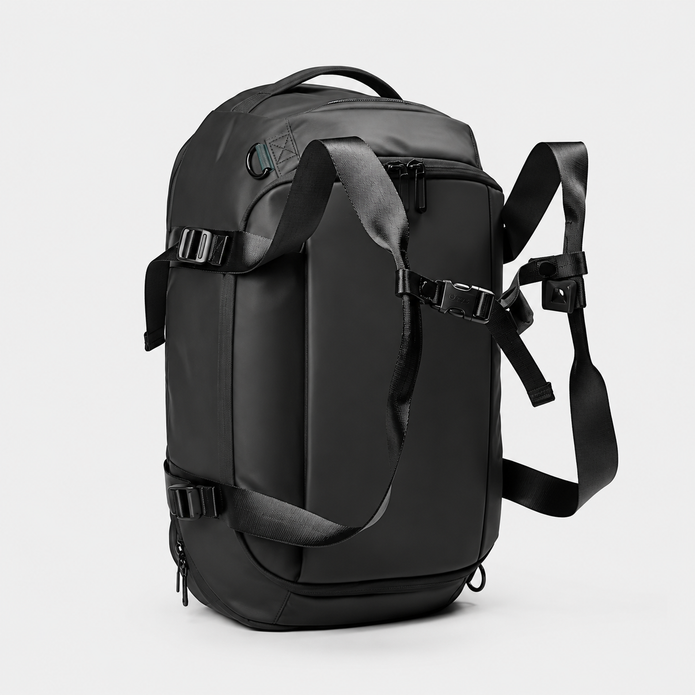 Rucsac de voiaj cu compresie prin vacuum, extensibil, de 40L, cu compartiment pentru laptop