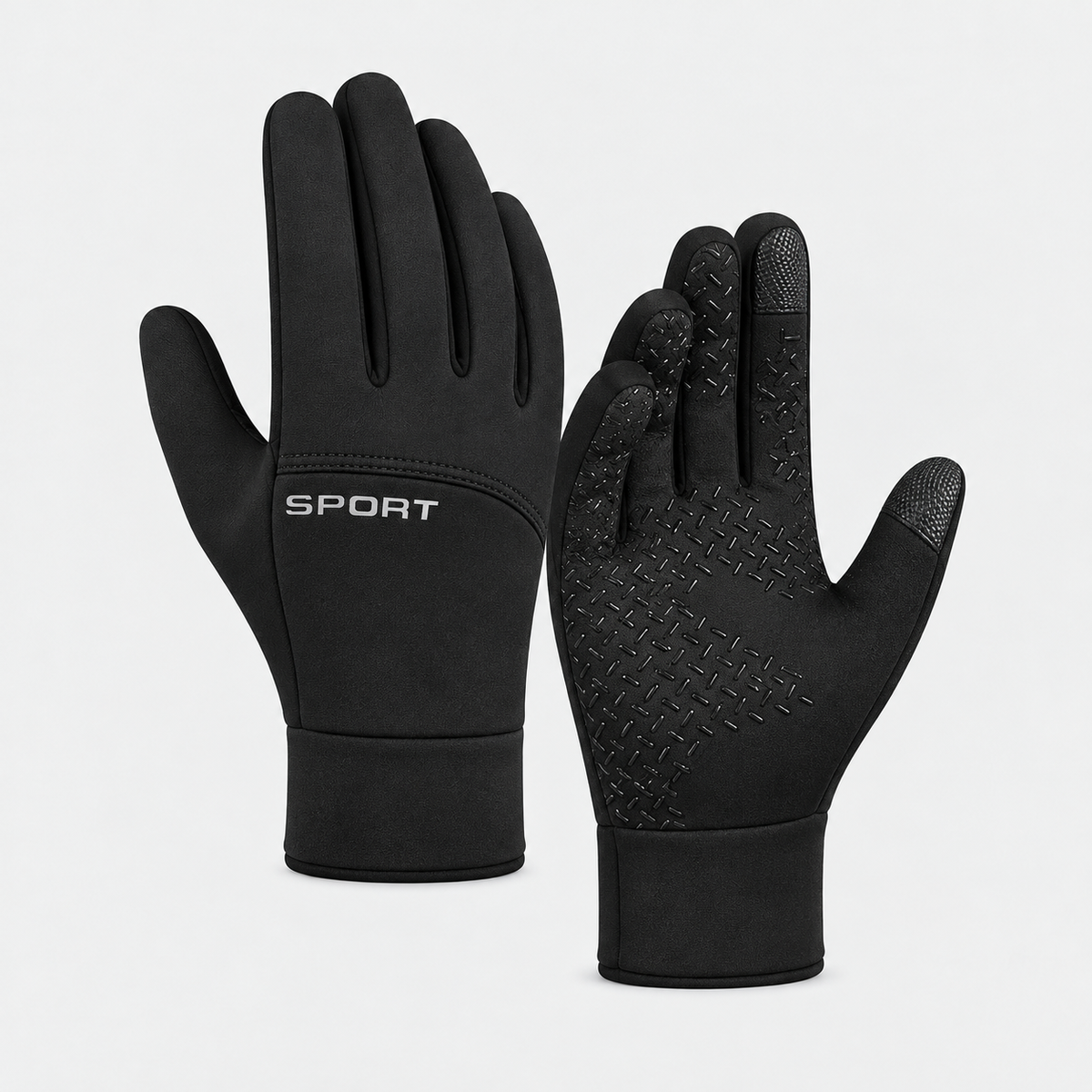 Water-Repellent Thermal Winter Gloves – Non-Slip Touchscreen Outdoor Sports Gloves