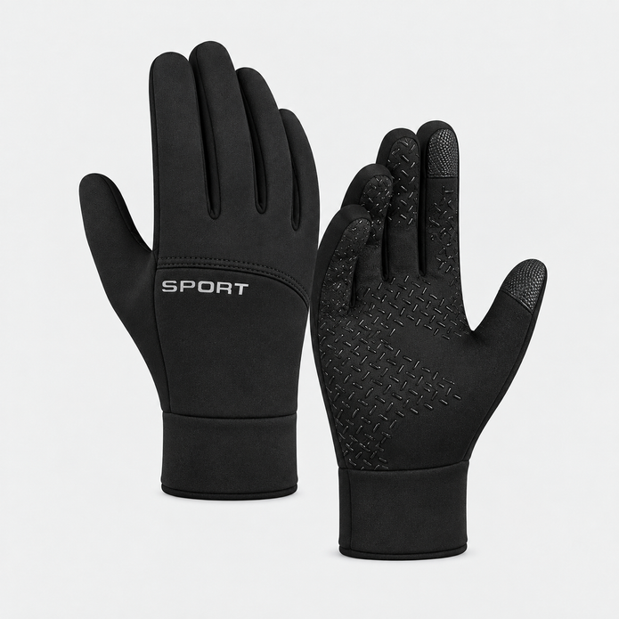 Water-Repellent Thermal Winter Gloves – Non-Slip Touchscreen Outdoor Sports Gloves