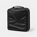 Borsa da viaggio portatile per articoli da toilette con fascia per il manico del bagaglio e scomparti multipli