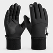 Cold-Weather Thermal Sports Gloves – Non-Slip Touchscreen Gloves with Ribbed Wrist Guard