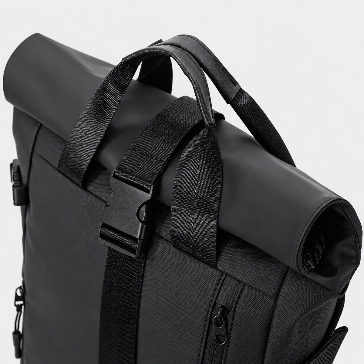 Rucsac de exterior de călătorie cu închidere rulată - Daypack extensibil, rezistent la apă pentru navetă